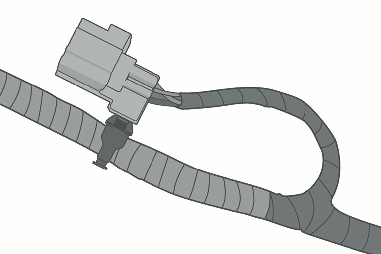 电线束用连接器扎带